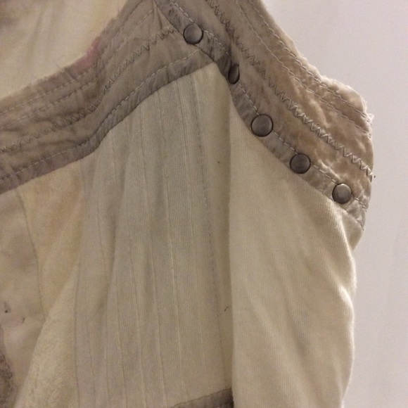 Miss Me M Shabby Chic Hippie Boho Dress Rivets - Picture 3 of 7